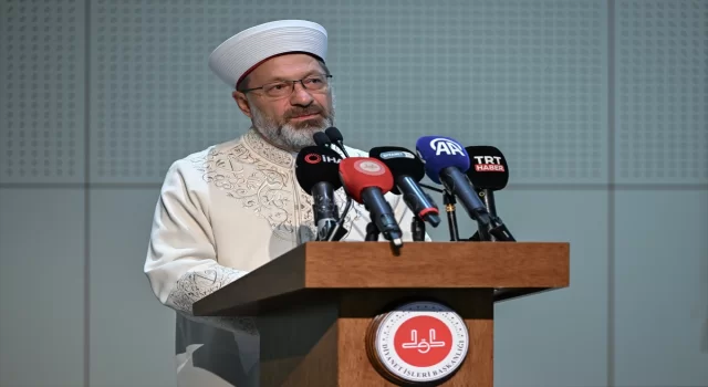 Diyanet İşleri Başkanı Erbaş, Diyanet Akademisi’nin eğitim yılı açılışında konuştu: