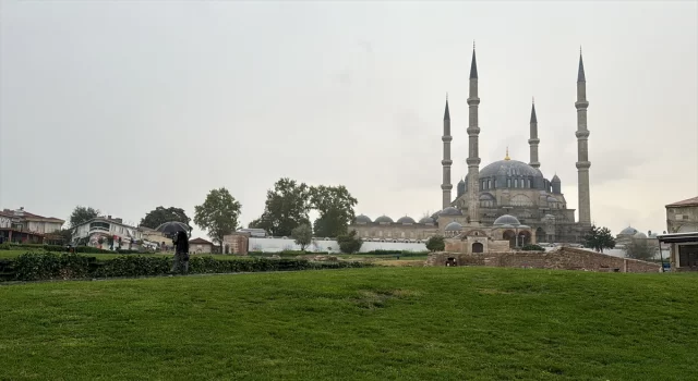 Edirne’de sağanak etkili oluyor