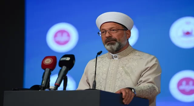 Diyanet İşleri Başkanı Erbaş, Mevlidi Nebi Haftası Tanıtım Programı’nda konuştu: