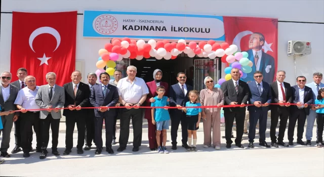 Hatay’da depremde ağır hasar alan okulun yerine yenisi yapıldı 