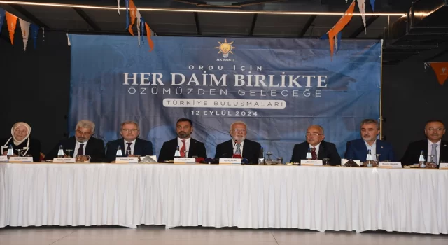 AK Parti Genel Başkanvekili Elitaş, Ordu’da konuştu: