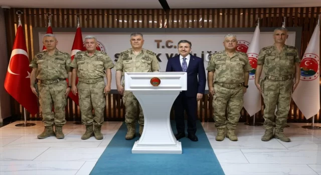 Jandarma Genel Komutanı Orgeneral Ali Çardakcı, Şırnak Valiliğini ziyaret etti