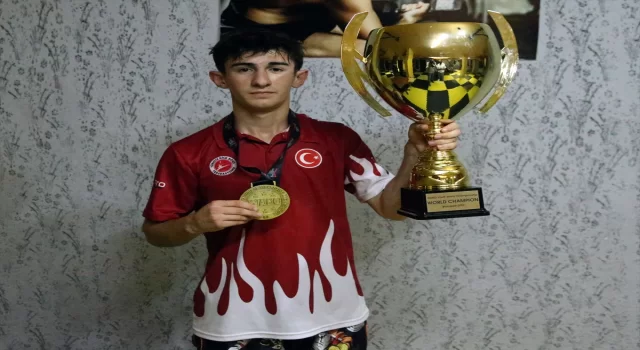 Avrupa ve dünya şampiyonu ”Atom Karınca” Hamza’nın yeni hedefi 2028 Olimpiyatları