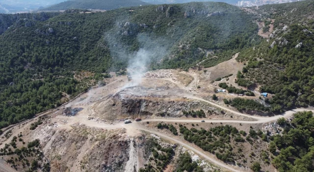 Bilecik’te çöplükte çıkan yangın kontrol altına alındı