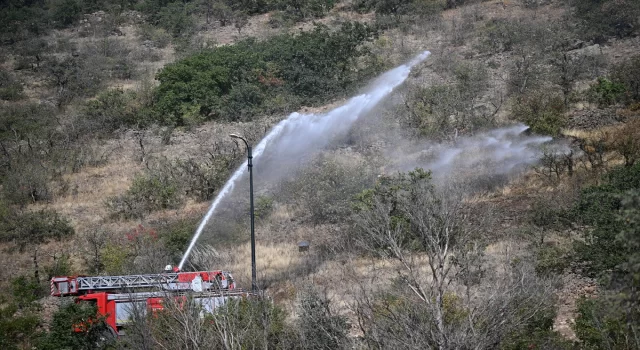 Kayseri’de Ali Dağı’nda yangın tatbikatı yapıldı