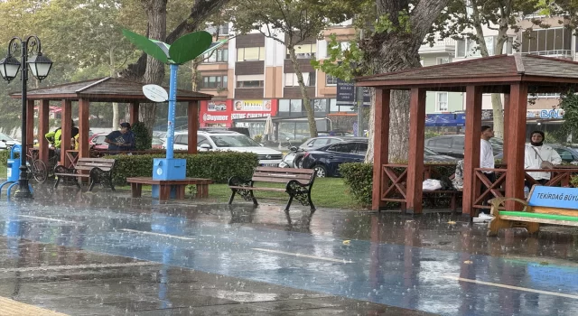 Tekirdağ’da sağanak etkili oluyor 