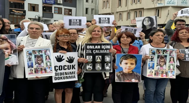 Tekirdağ’da 2 yaşındaki bebeğin cinsel istismara uğraması ve Narin Güran’ın öldürülmesine protesto 