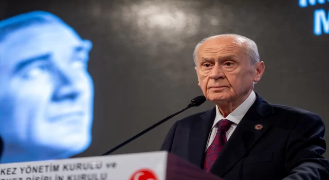 MHP Genel Başkanı Bahçeli, MYK ve MDK toplantısının ardından basın toplantısı düzenledi: (1)