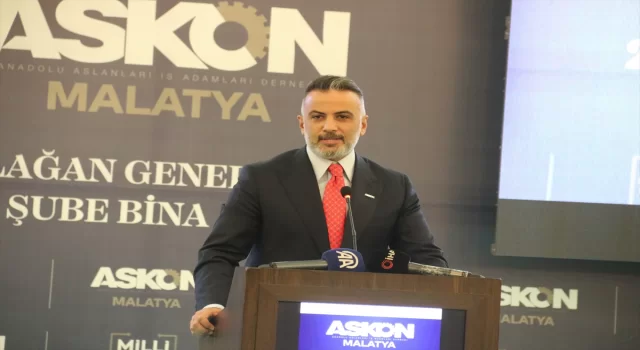 ASKON Genel Başkanı Aydın Malatya’da konuştu: