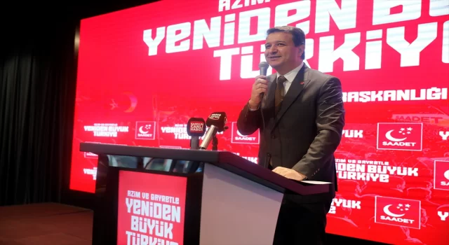 Saadet Partisi Genel Başkanvekili Arıkan, Samsun’da konuştu: