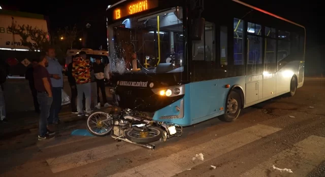 Kırıkkale’de halk otobüsüyle çarpışan motosikletteki 1 kişi öldü, 1 kişi yaralandı