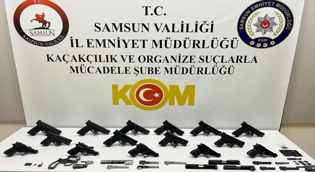 Samsun’da kaçak silah ticareti yaptıkları iddiasıyla 2 kişi yakalandı