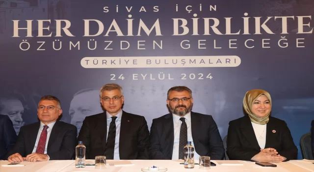 Sağlık Bakanı Memişoğlu, Sivas’ta ”Türkiye Buluşmaları” programında konuştu: