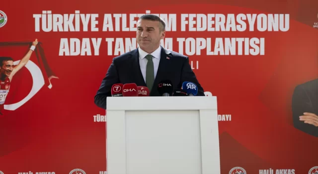 Eski milli atlet Halil Akkaş, Türkiye Atletizm Federasyonu Başkanlığı’na adaylığını açıkladı