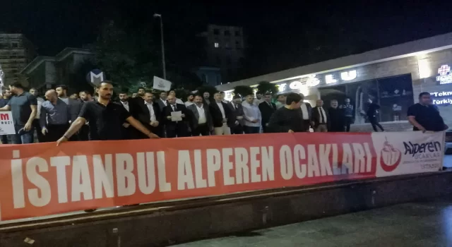 Alperen Ocakları İstanbul İl Başkanlığı, polis memuru Şeyda Yılmaz’ın şehit edilmesini protesto etti