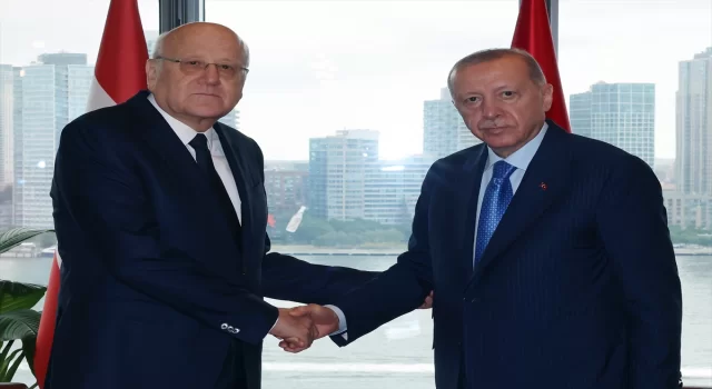 Cumhurbaşkanı Erdoğan, Lübnan Başbakanı Necib Mikati’yi kabul etti 