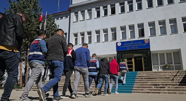 Erzurum’da sosyal medyadan terör propagandası iddiasıyla 10 şüpheli yakalandı