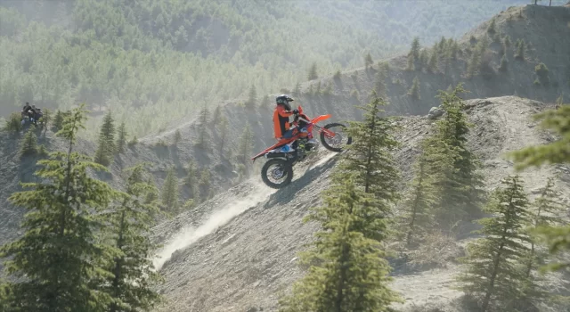 Çorum’da Enduro Motosiklet Yarışları yapıldı