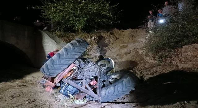 Aydın’da devrilen traktörün sürücüsü öldü