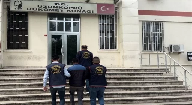 Edirne’de cinayet hükümlüsü Yunanistan’a kaçarken yakalandı