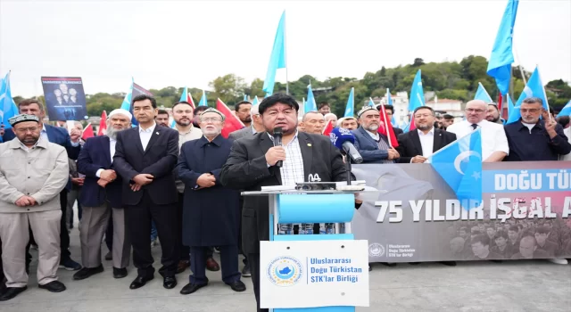 İstanbul’da, Çin’in Sincan Uygur Özerk Bölgesi’ne yönelik politikaları protesto edildi