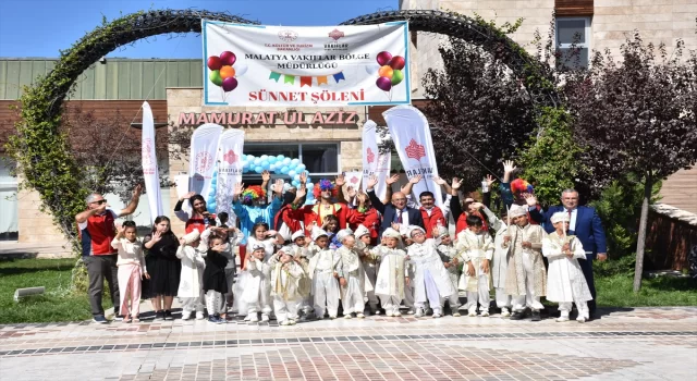 Elazığ’da 20 çocuk için sünnet şöleni düzenlendi