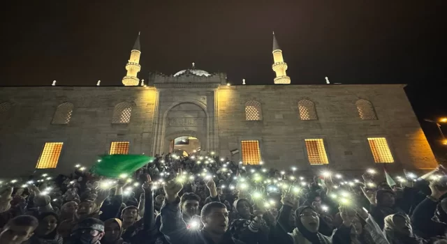 İstanbul’da İsrail’in Gazze’ye saldırıları protesto edildi