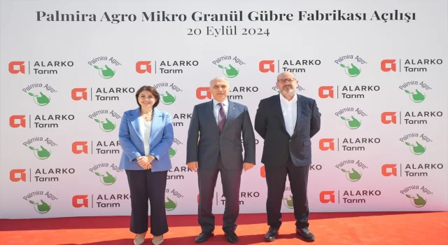 Alarko Tarım Grubu, hibrit mikro granül gübre fabrikasını Çankırı’da açtı