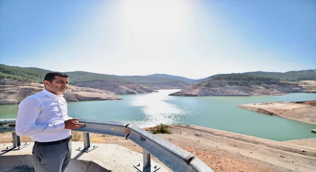 Denizli’de su seviyesi düşen Akbaş Barajı’ndan içme suyu alımı durduruldu