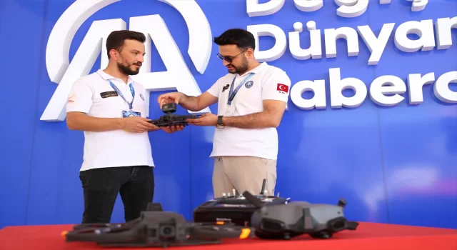 Anadolu Ajansının ürettiği ”haberci drone” TEKNOFEST Adana semalarında