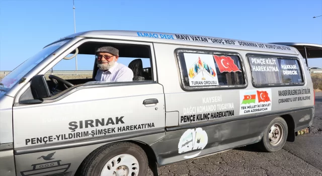 ”Elmacı dede” bahçesinde yetiştirdiği elmaları İzmir’deki Mehmetçik için getirdi