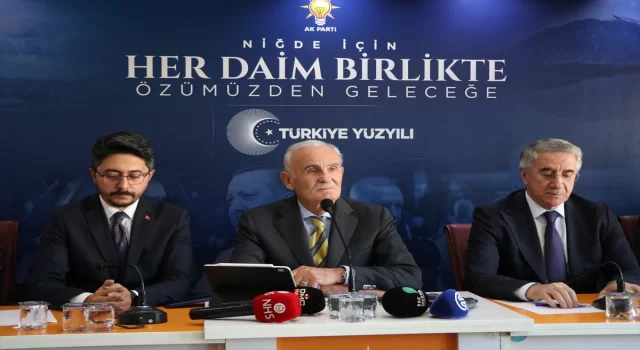 AK Parti Genel Başkan Yardımcısı Yılmaz, Niğde’de konuştu: