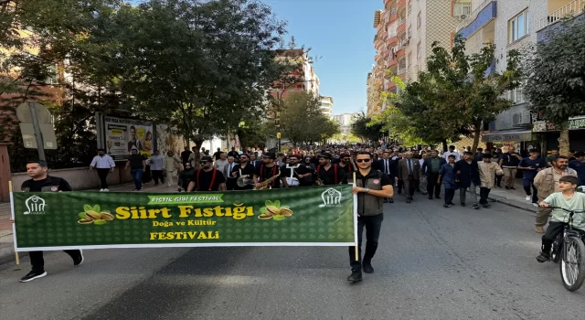 Siirt Fıstığı Doğa ve Kültür Festivali başladı