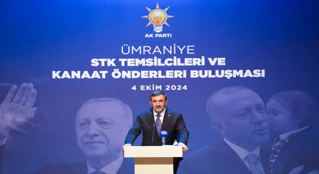 Cumhurbaşkanı Yardımcısı Yılmaz, STK Temsilcileri ve Kanaat Önderleri Buluşması’nda konuştu: