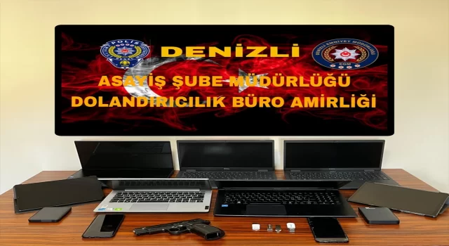 Denizli’de dolandırıcılık operasyonunda yakalanan 2 kişi tutuklandı