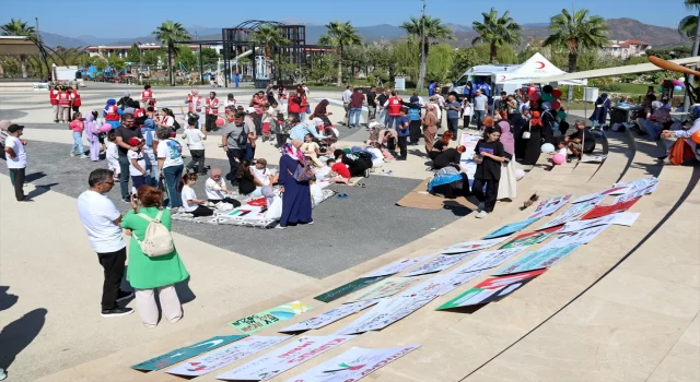 Muğla’da ”Filistinli çocuklar için çiz” etkinliği yapıldı