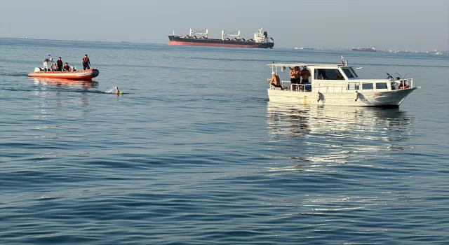 4. İskenderun Körfezi Açık Deniz Yüzme Maratonu sona erdi