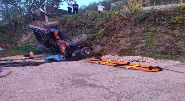 Ordu’da tarım aracının devrildiği kazada 1 çocuk öldü, 3 çocuk yaralandı