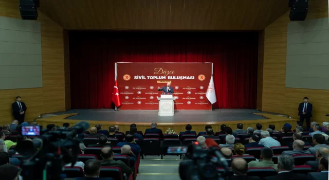 TBMM Başkanı Kurtulmuş, Düzce’de ”Sivil Toplum Buluşması” programında konuştu: