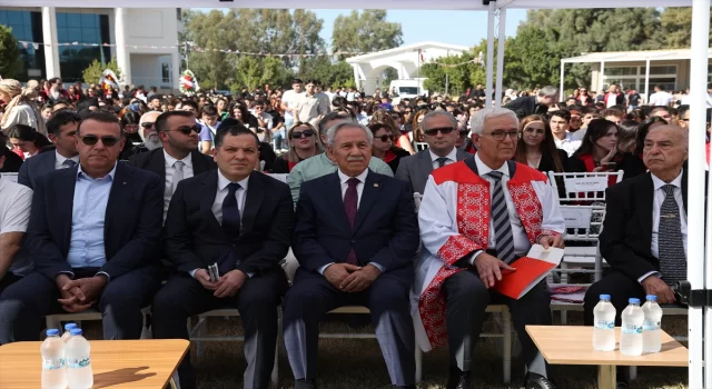 Eski TBMM Başkanı Arınç, Antalya Belek Üniversitesinin akademik yıl açılışına katıldı 