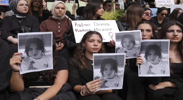 Ayşenur Halil’in öldürülmesi öğrencisi olduğu İstanbul Medipol Üniversitesi’nde protesto edildi