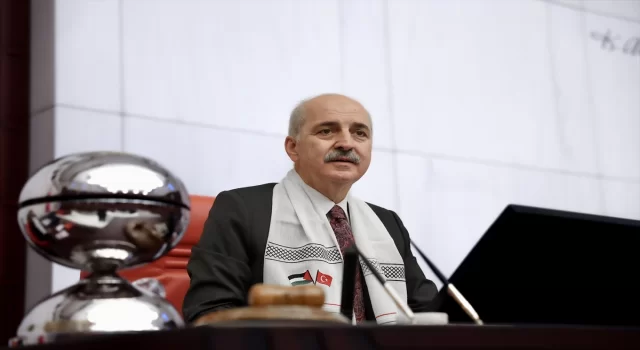 TBMM Başkanı Kurtulmuş: İsrail’in yayılmacı politikalarına karşı TBMM olarak birlik beraberlik içinde ilerlemeliyiz