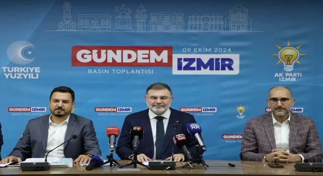 AK Parti İzmir İl Başkanı Saygılı’dan, İzmir Körfezi’ndeki kirliliğe ilişkin açıklama: