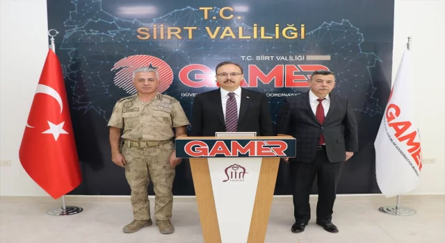 Siirt Valisi Kızılkaya, ”Asayiş ve Güvenlik Değerlendirme Toplantısı”nda konuştu: