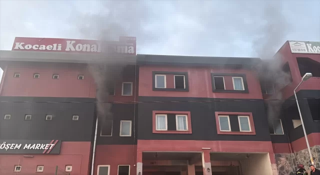 Kocaeli’de pansiyonda çıkan yangın söndürüldü