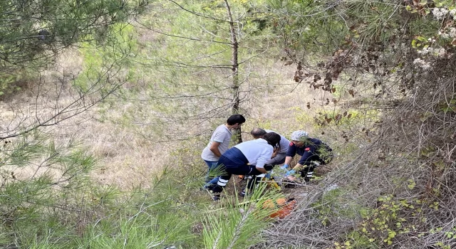 Sakarya’da şarampole devrilen motosikletin sürücüsü yaralandı