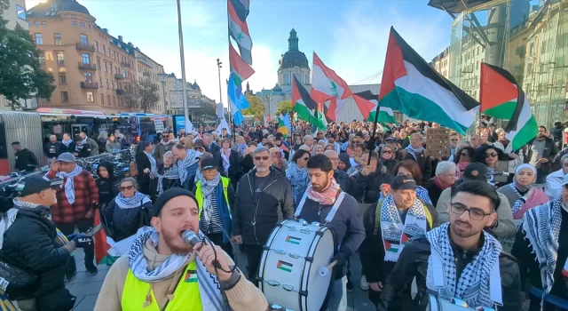 İsveç’te, İsrail’in Gazze ve Lübnan’a saldırıları protesto edildi