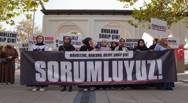 Ankara Genç İHH’den kadına yönelik şiddete protesto