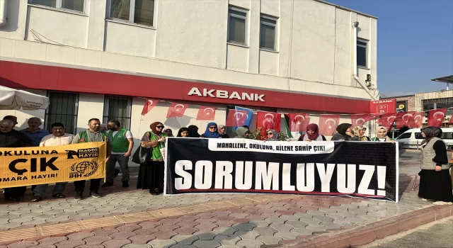 Hatay’da kadına yönelik şiddete tepki gösterisi