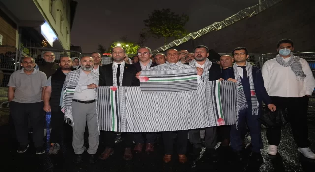 İstanbul’da, İsrail’e destek veren ABD protesto edildi